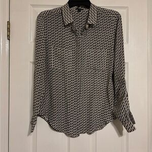 Silk button up shirt